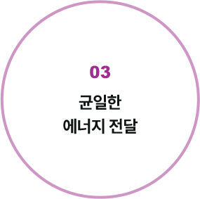 균일한 에너지 전달