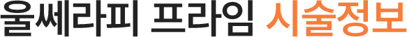 울쎄라피 프라임 시술정보